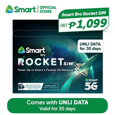 rocket sim 1099|Smart Bro Rocket SIM: Enjoy 30 Days of Unlimited .